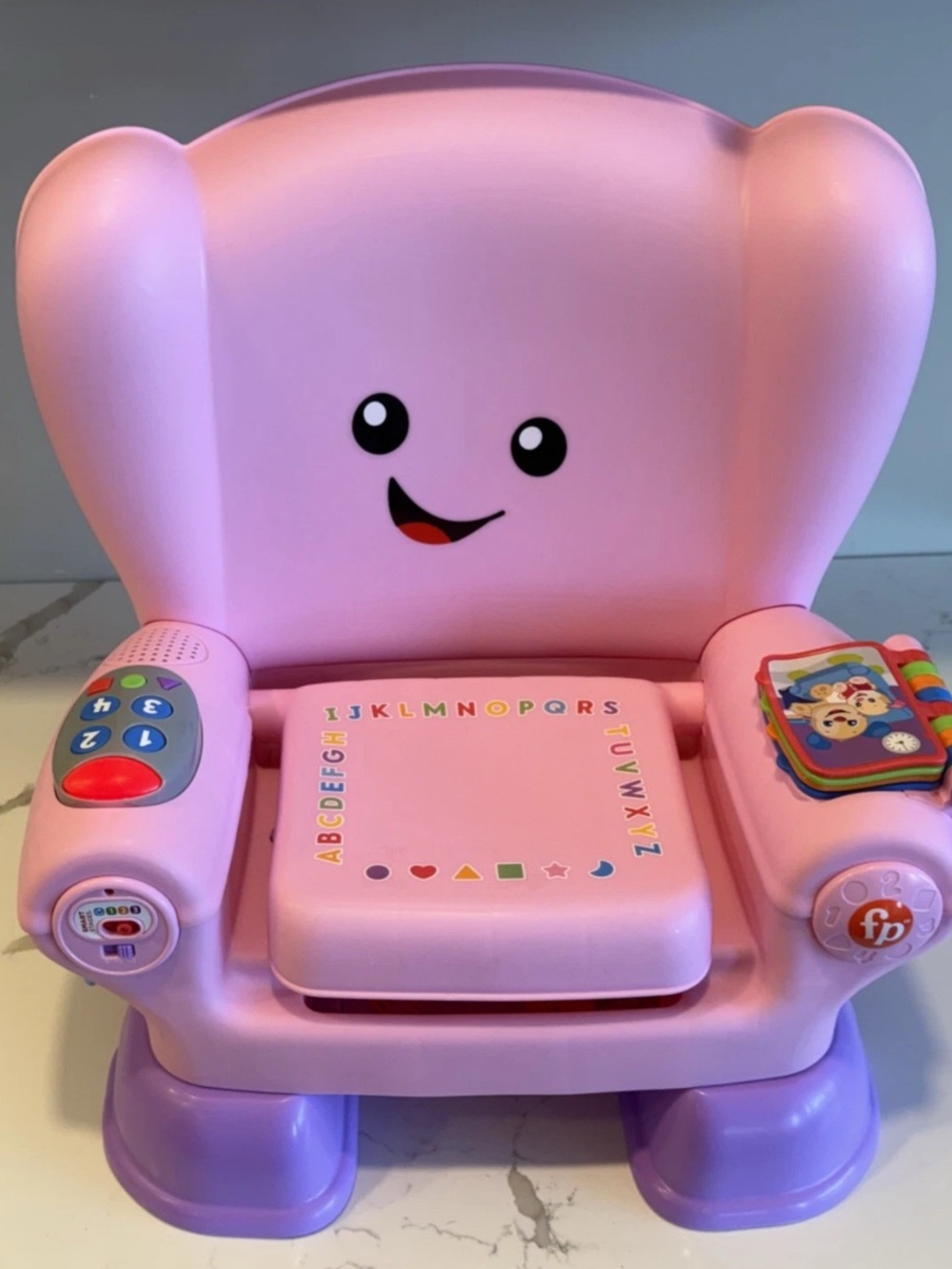 Fisher-Price Interactive Laugh and Learn Smart Stages Pink Chair